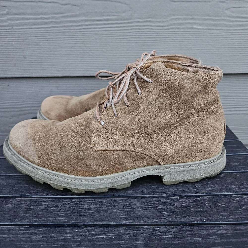 Sorel Madson II Chukka Men's Waterproof Boots Brown Suede Lace Up Shoes Size 8.5
